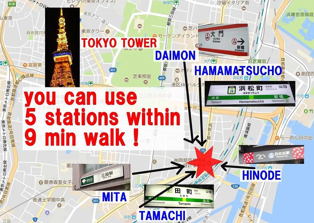 Tokyo Penthouse 3 Bed Room 0*,  اليابان